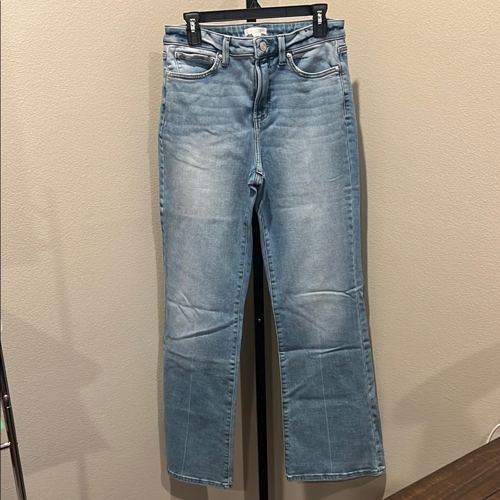 LC Lauren Conrad Blue Straight Leg Jeans